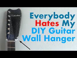 Diy Guitar Hanger My 1 18 Guitar Wall