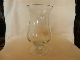 Clear Pedestal Glass Flower Vase