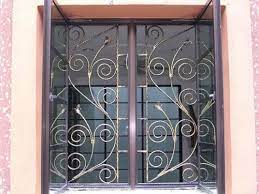 Paint Coated Iron Window Grill For