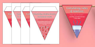 Chemistry Written Equations Display Bunting