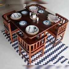 Round Glass Dining Table Set For Hotel