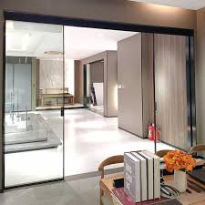 Slimline Sliding Glass Door Double