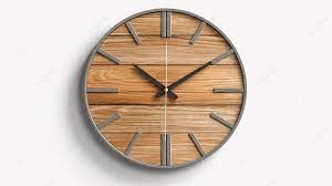 Contemporary Wooden Wall Clock With