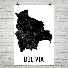 Bolivia Map Map Of Bolivia Bolivian Art