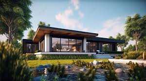 The Contemporary Cottage House A 3d