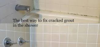 How To Fix Ed Grout In The Shower