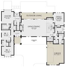 U Shaped House Plans