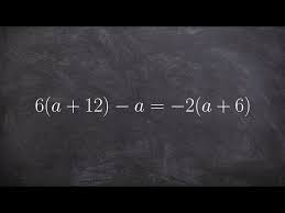 Solving A Multi Step Equation With