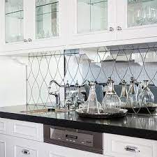 Etched Glass Kitchen Backsplash Design
