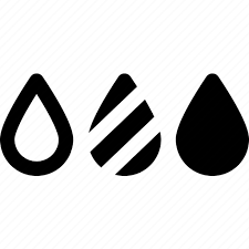 Color Drip Drops Ink Paint Swatch