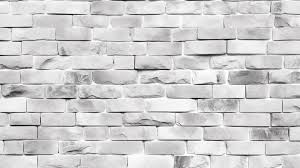 White Textured Brick Wall A Seamless