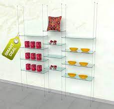 Cable Shelving Unit For 12 Glass