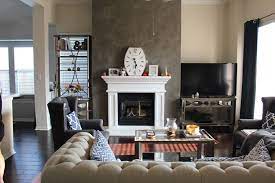 Fireplace Accent Wall Contemporary