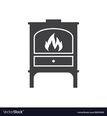 Iron Wood Stove Furnace Heater Logo