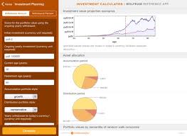Wolfram Investment Calculator Reference