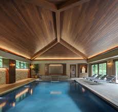 Tranquil Pool House Contemporary