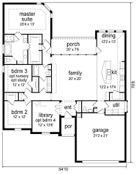 House Plan 87957 Traditional Style