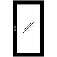 Glass Door Icons Free Svg Png Glass