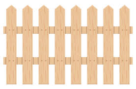 Wooden Garden Fence 14585851 Png