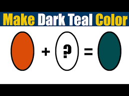 Color Mixing To Make Dark Teal