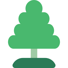 Tree Basic Straight Flat Icon