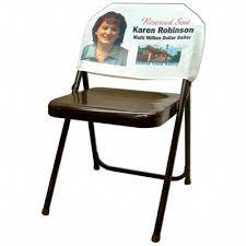 Personalized Folding Chair Seat Cover