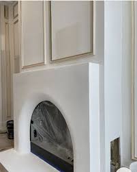 Simplest Plaster Fireplace Surround