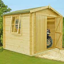 2 4m Log Cabin Shed 19mm Shed