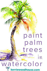 Painting Palm Trees In Watercolor 7