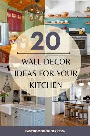 20 Kitchen Wall Decor Ideas To Make