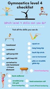 level 4 gymnastics requirements
