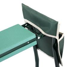 24 In Garden Kneeler And Seat Folding Outdoor Bench With Tool Bags