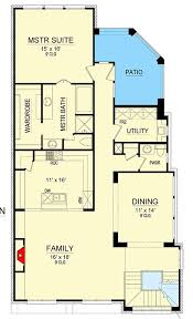 3 Bed House Plan With Rooftop Deck On