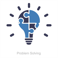Problem Solving And Solution Icon Concept