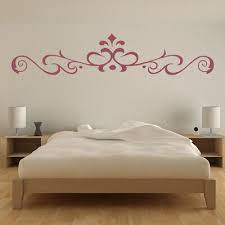 Central Swirl Headboard Wall Sticker Ws