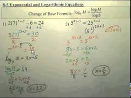 Logarithms Algebra 2