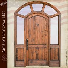 Custom Semi Arched Front Door With