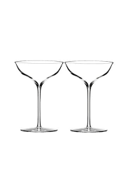 Clear Elegance Belle Coupe Glasses