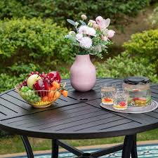 Phi Villa 5 Piece Metal Outdoor Dining