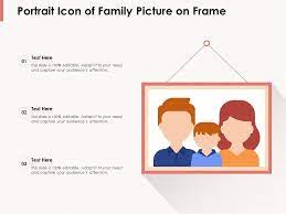 Portrait Icon Of Family Picture On