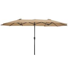 Double Sided Rectangular Patio Umbrella