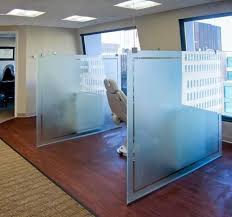 Glass Movable Office Partition 2 Panel