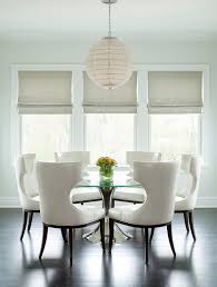 Ivory Leather T Back Chairs At Round