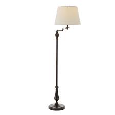 Oil Rubbed Bronze Swing Arm Floor Lamp