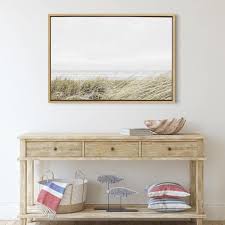 Kate And Laurel Sylvie East Beach Framed Canvas By Amy Peterson