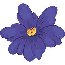 Purple Flower Icon 24406497 Png