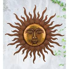 Copper Sun Wall Decor 13249