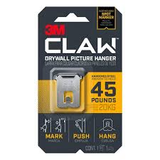 3m Claw 45 Lbs Drywall Picture Hanger