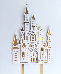 Princesses Castle Cake Toppers For