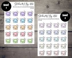 House Hunting Icon Planner Sticker Cute